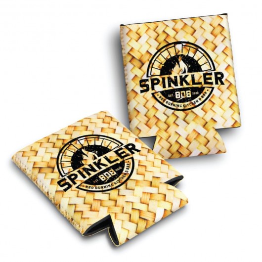 Promotional Reed Pattern Can Coolers